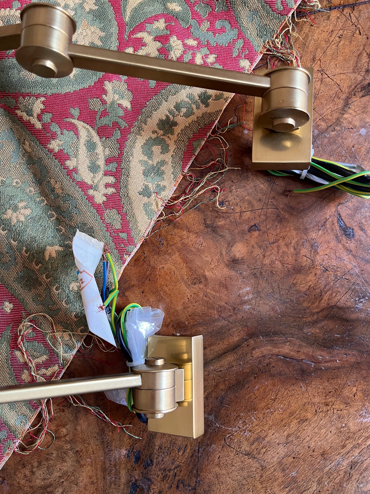 Pair of Stunning Besselink & Jones Swing Two Arm Wall Lights