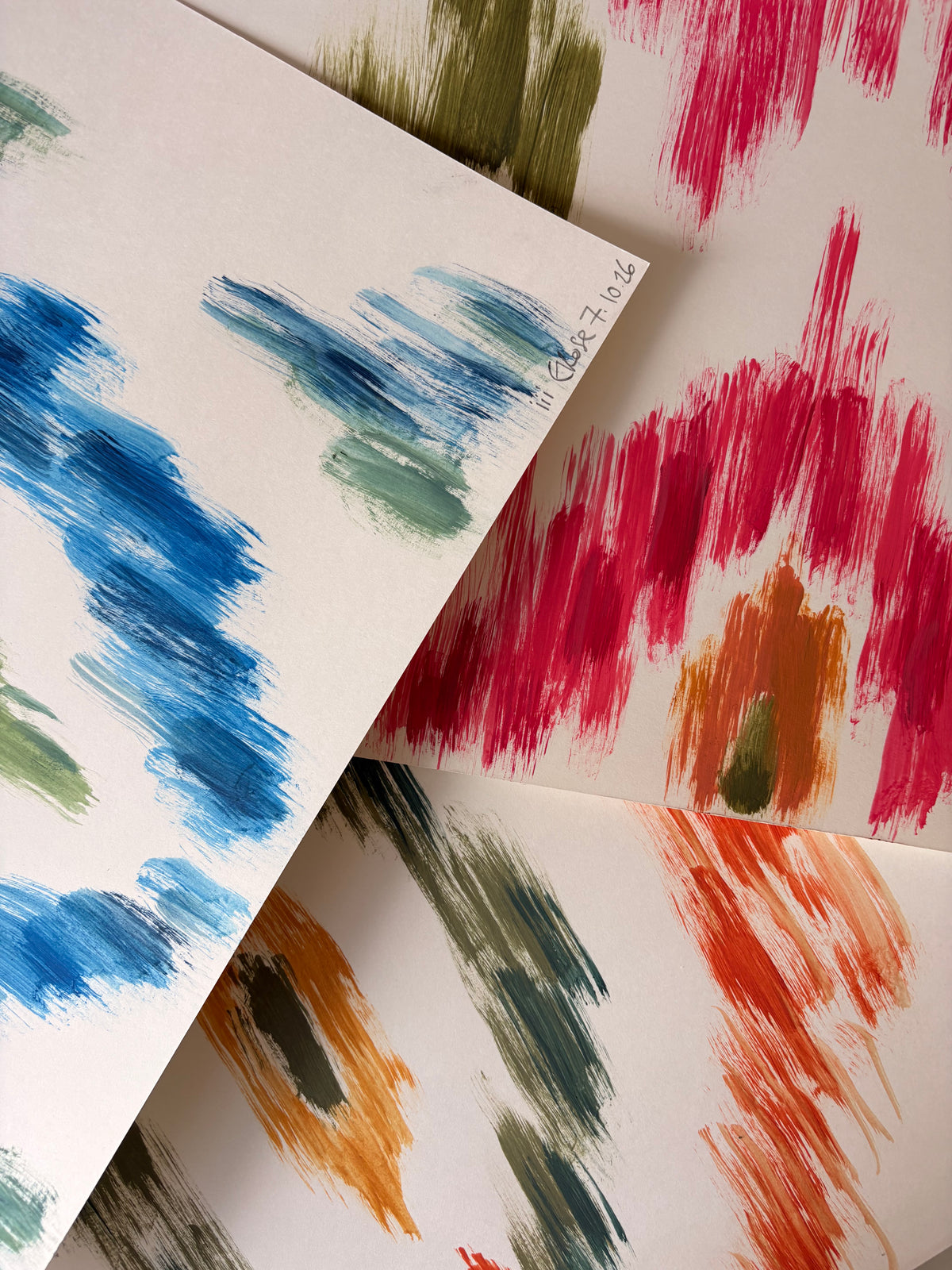 The Painter’s Ikat Hand-Painted Lampshade