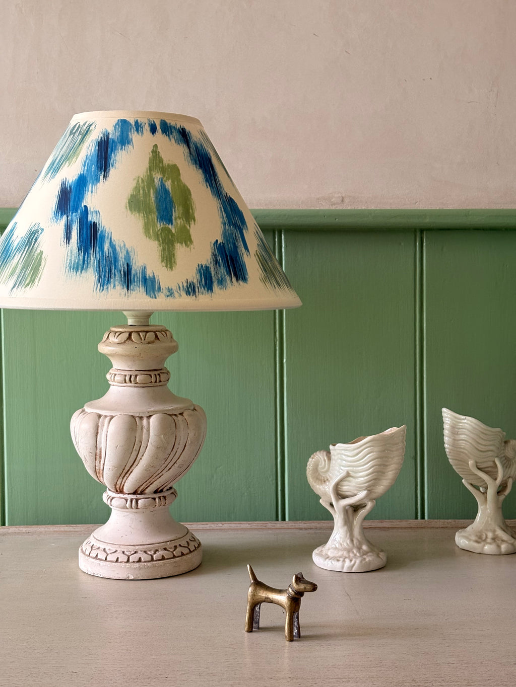The Painter’s Ikat Hand-Painted Lampshade