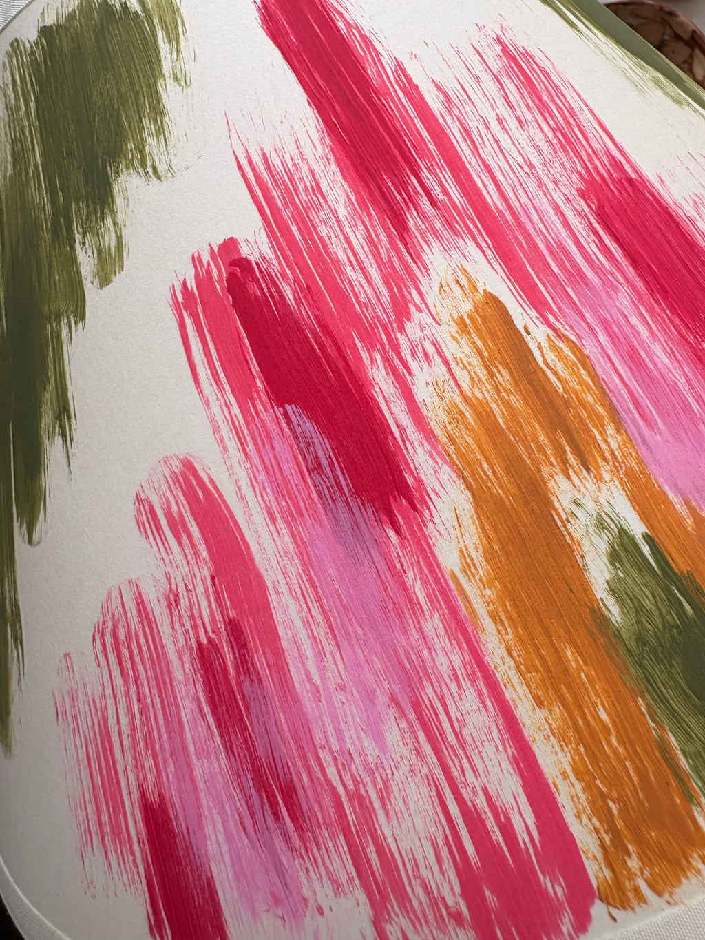 The Painter’s Ikat Hand-Painted Lampshade